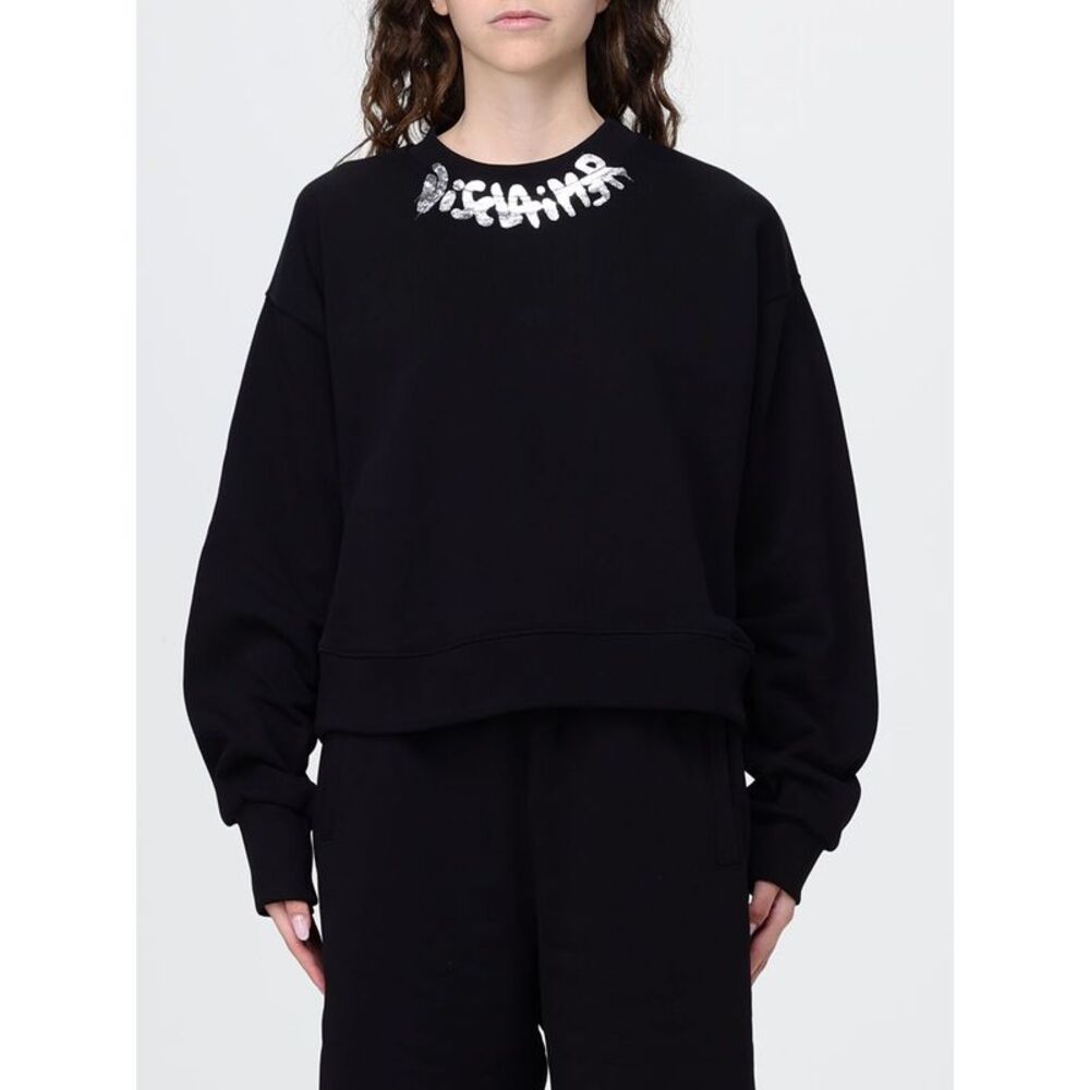 Disclaimer Sweatshirt Woman Black